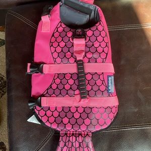 Dog mermaid life vest